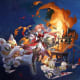 Honkai: Star Rail Guinaifen artwork on space background.